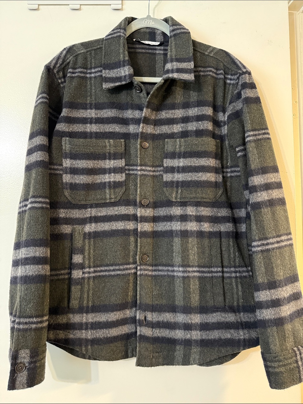 Zara Plaid Overshirt